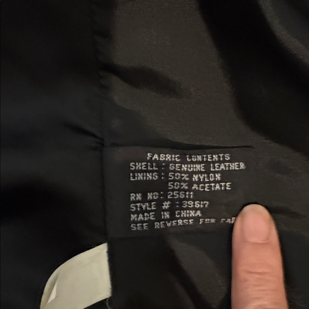 Jones New York 1990’ genuine leather jacket size S - Picture 6 of 7